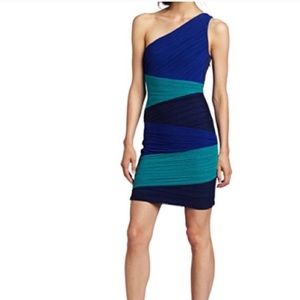 BCBG MaxAzria One Shoulder Kira Dress